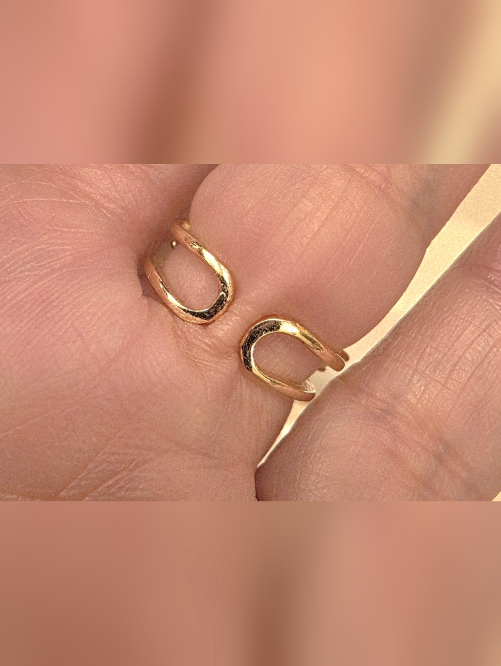 2 In 1 Stackable Look Ring - Picture 2 of 3